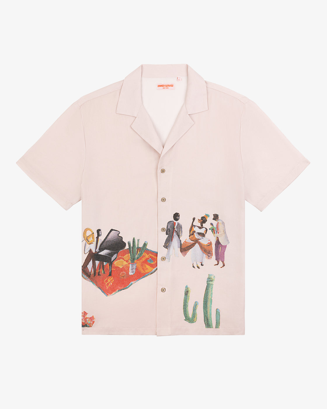 PROTEA x DSNY  Bowling Shirt - Light Pink