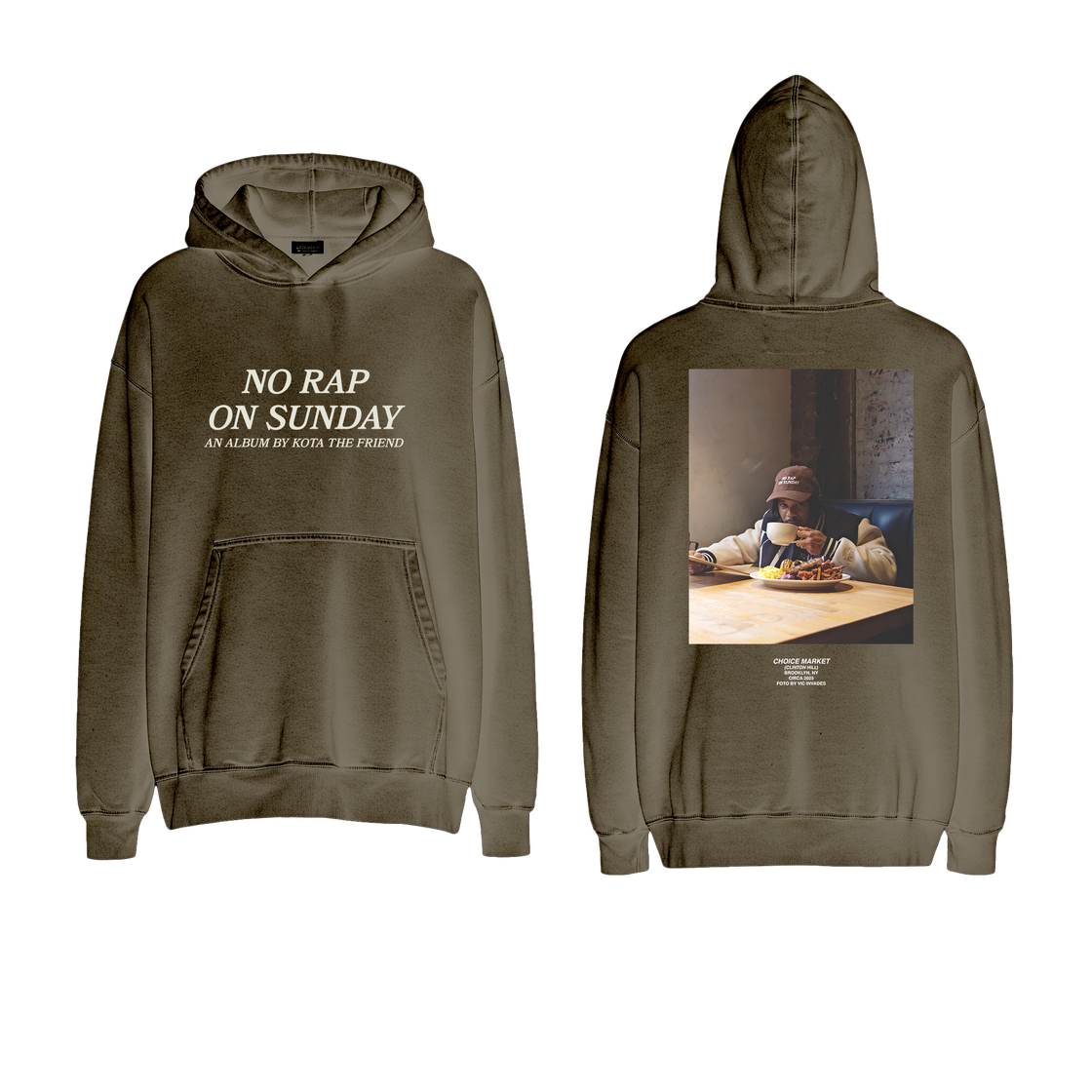 Kota The Friend "NROS" Hoodie - Light Brown