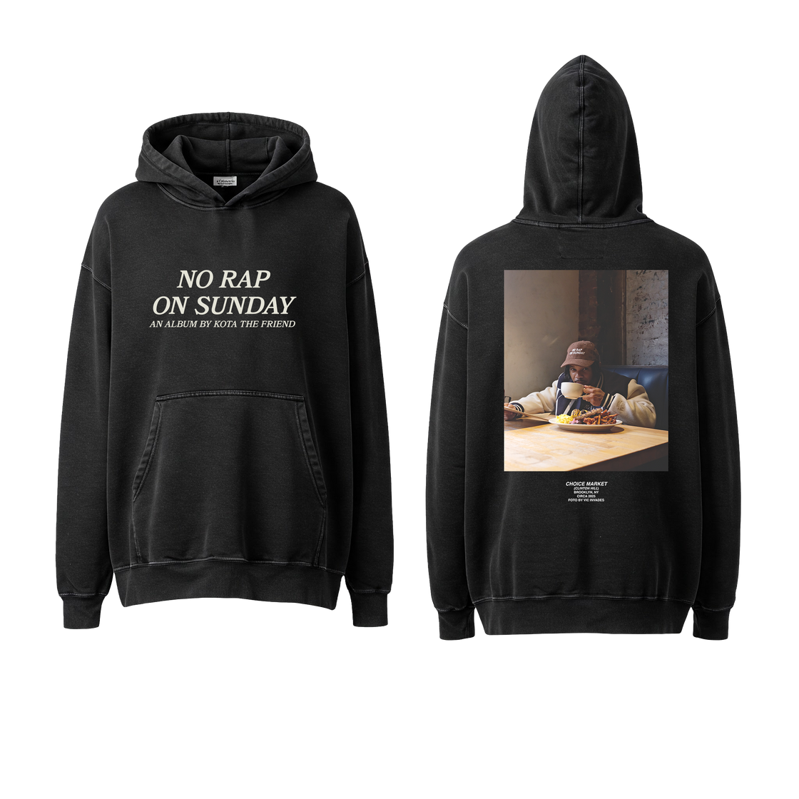 Kota The Friend "NROS" Hoodie - Charcoal