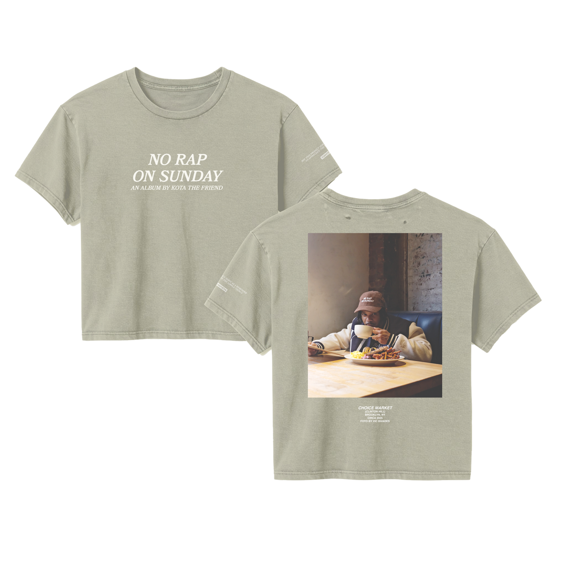 Kota The Friend "NROS" Tee - Cream