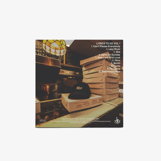 Kota The Friend - Lyrics to Go Vol. 1 (Color Vinyl)