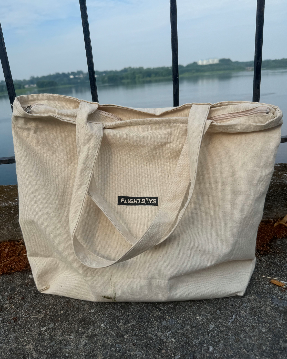 Never Above You Reusable Tote