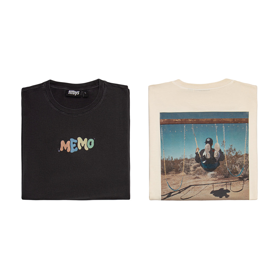 MEMO Album Tee - Charcoal