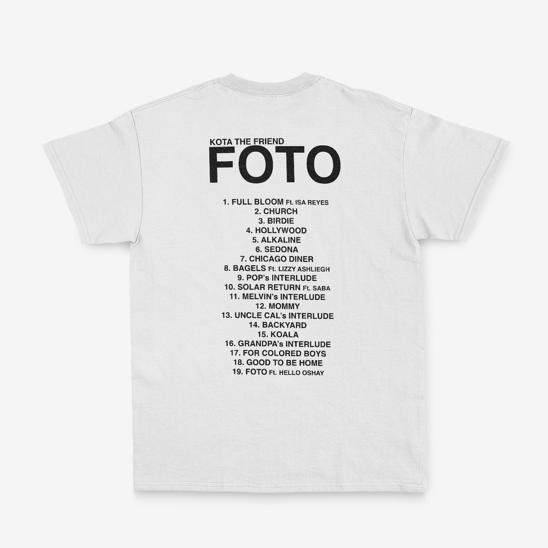 FOTO Album Tee - White