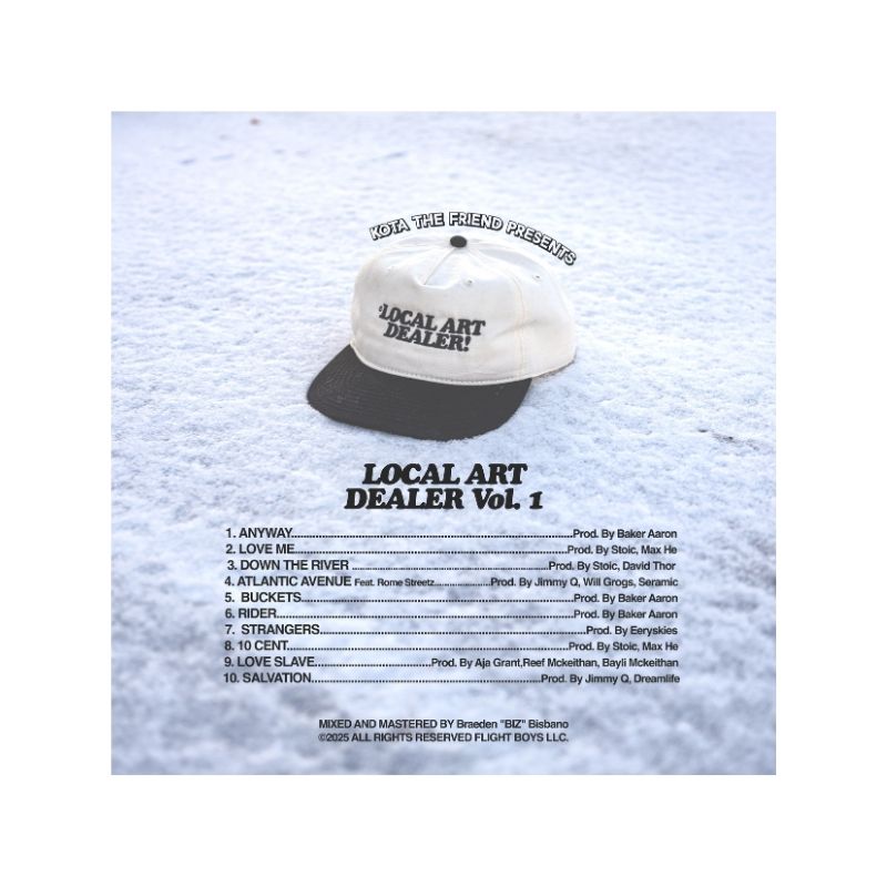 Local Art Dealer Vinyl by Kota the Friend  (Exclusive Spotify Green Special) Autographed
