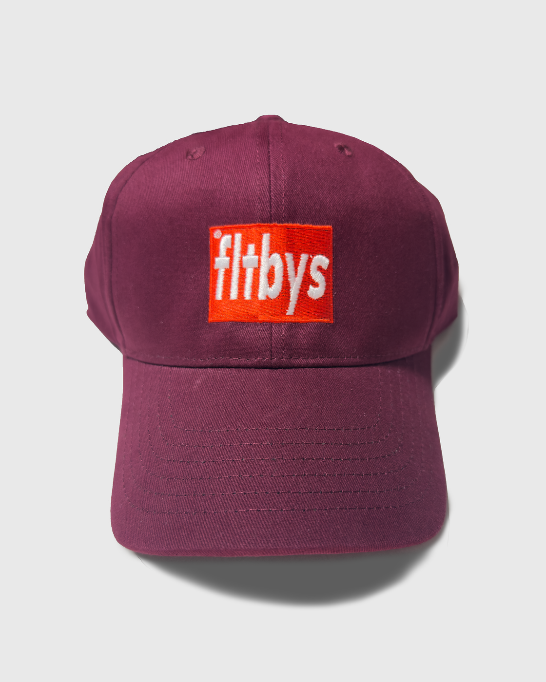 FLTBYS Box Logo Hat - Maroon