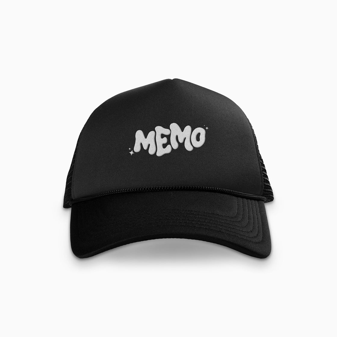 MEMO Album Trucker Hat - Black